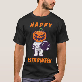 Halloween 2021 Frohes Astroween Funny Astronaut Co T-Shirt