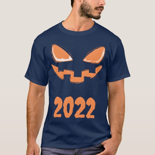 Halloween 2022 80er Freunde T-Shirt (Vorderseite)
