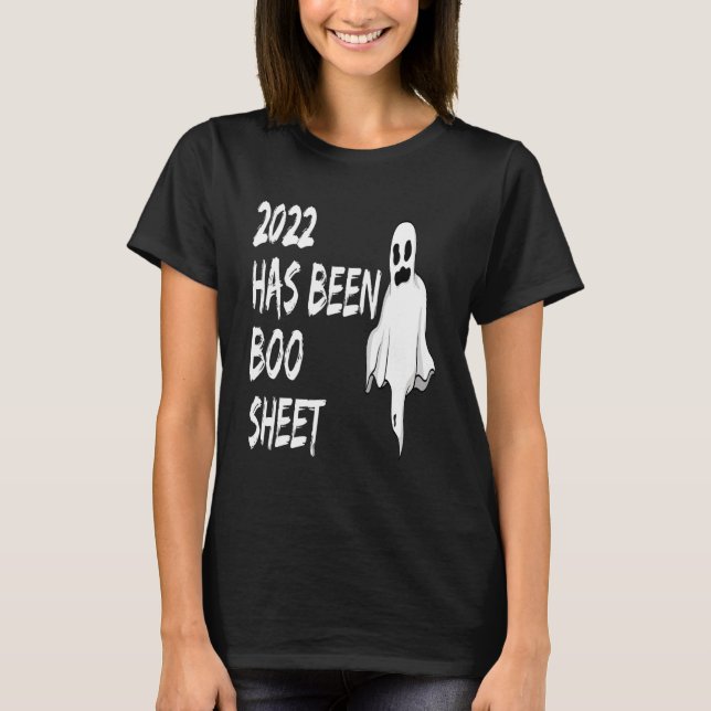 Halloween 2022 Ghost 2022 war Boo Sheet Cos T-Shirt (Vorderseite)