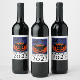 Halloween 2023 Weinetikett