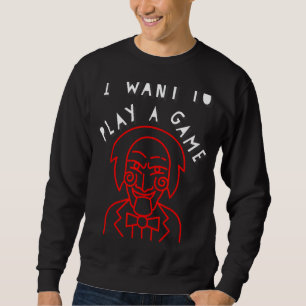 HALLOWEEN 2025 Fun Retro Graphic Jigsaw Clown für Sweatshirt