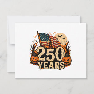 Halloween 250. Jubiläum USA 1776-2026 Save The Date