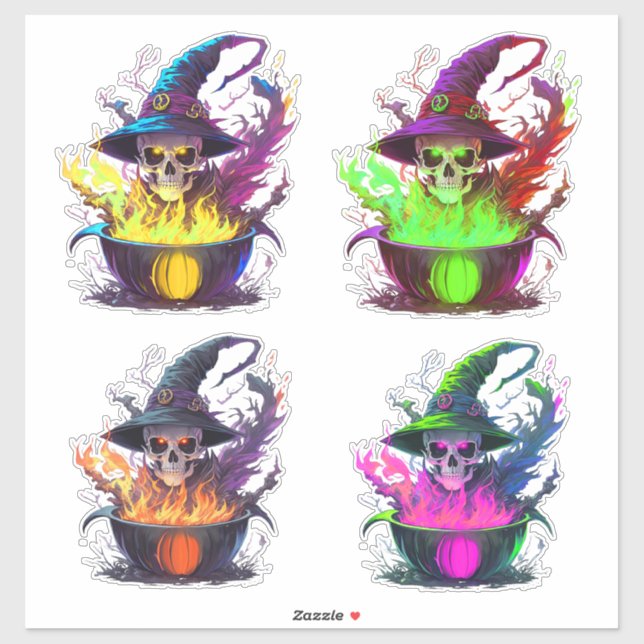 Halloween_2 Aufkleber (Blatt)