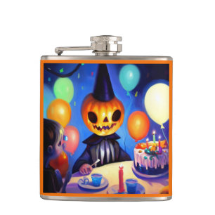 Halloween 2 - Geburtstag Flachmann