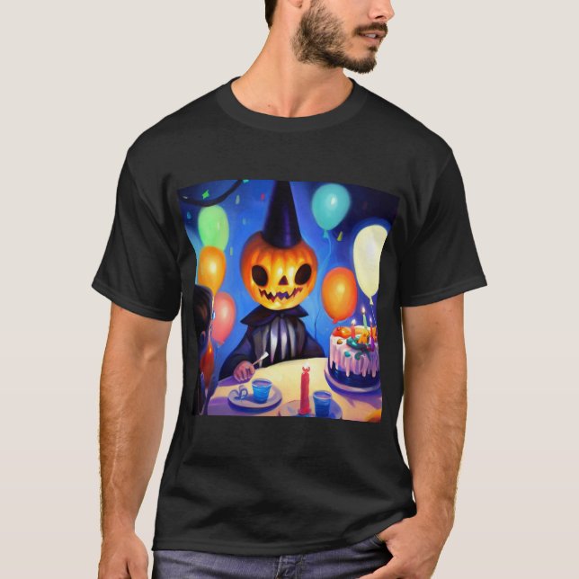 Halloween 2 - Geburtstag T-Shirt (Vorderseite)