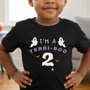 Halloween 2. Geburtstag Terri-Boo Twos Gothic Baby T-shirt