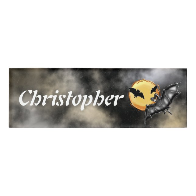 Halloween #2 namenschild (Vorderseite)