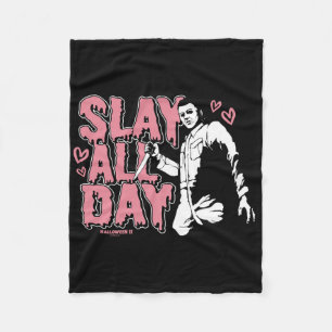Halloween 2 Valentinstag Michael Myers Slay All Fleecedecke
