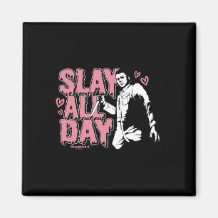Halloween 2 Valentinstag Michael Myers Slay All Magnet