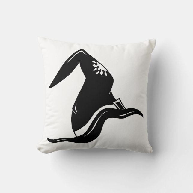 Halloween 31 Decor Hexenhut Kissen (Vorderseite)