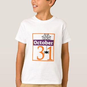 Halloween, 31. Oktober Personalisiert T-Shirt