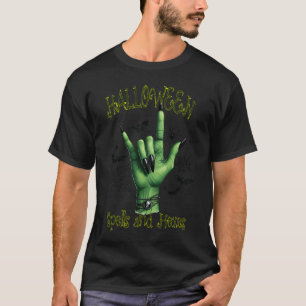 Halloween 31. Oktober Zauber und Flüche T-Shirt