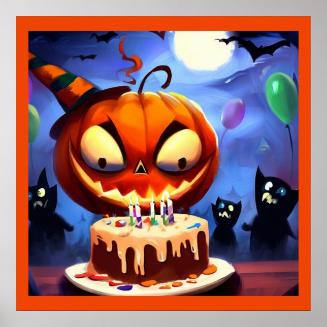 Halloween 3 - Geburtstag Poster (Vorne)