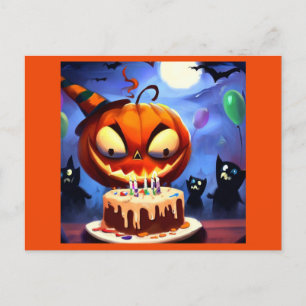 Halloween 3 - Geburtstag Postkarte