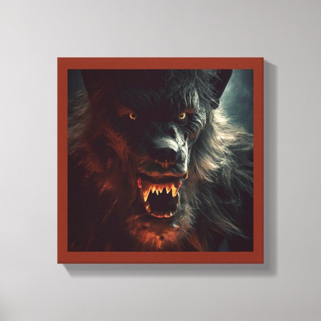 Halloween 3 Werewolf Leinwanddruck (Vorderseite)