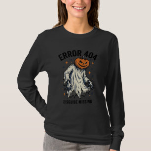 Halloween 404 Kostüm Kürbis Geist Fehler Design_1 T-Shirt