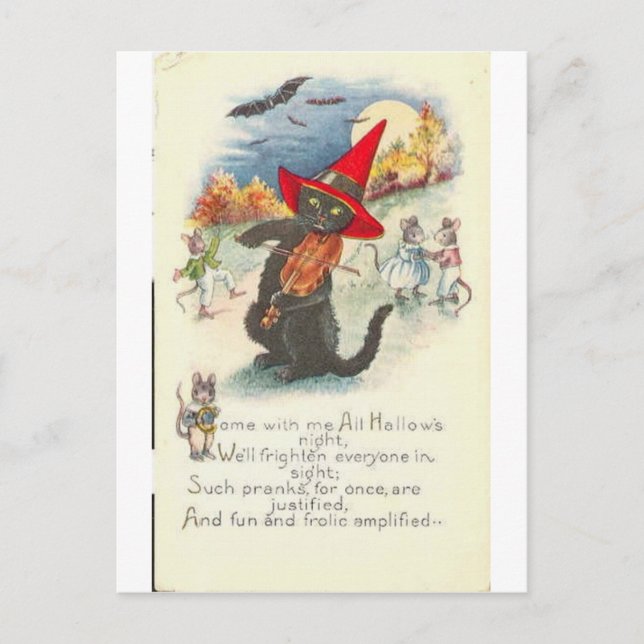 HALLOWEEN-42 POSTKARTE (Vorderseite)