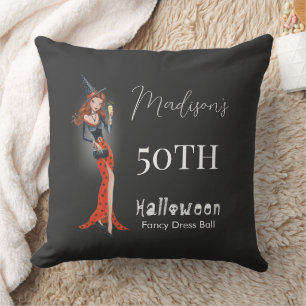 Halloween 50. Geburtstagsfeier Kissen