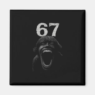 Halloween 67 Scp Horror Gesicht Gruseliges Kostüm Magnet