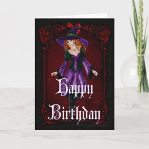 Halloween 6. Oktober Happy Birthday Card Karte