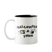 Halloween-a-thon 2-seitige Tasse