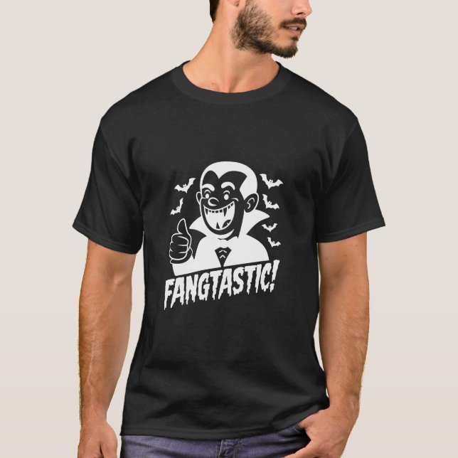 Halloween A Vampire Kawaii Fangtastic! T SHIRT (Vorderseite)