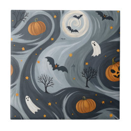 Halloween-Abend Fliese