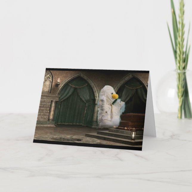 Halloween-Abenteuer. Grußkarte Karte (Vorderseite)