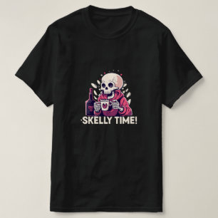 Halloween, aber es ist Skelett-Zeit T-Shirt