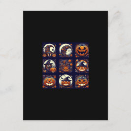 Halloween-Abschlusskarte Begleitkarte