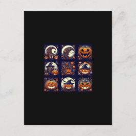 Halloween-Abschlusskarte Begleitkarte