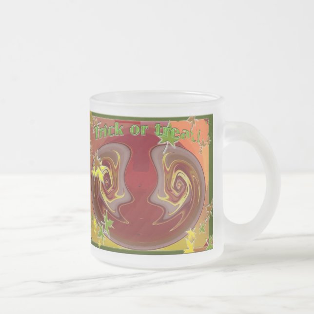 Halloween Abstrakt Glass Tasse Varieté Set (Rechts)