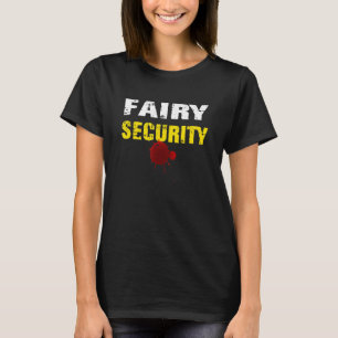 Halloween Adult Kostüm Fairy Security Vater Mama T-Shirt