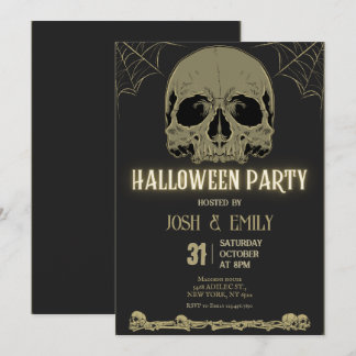 Halloween Adult Party Scully Einladung