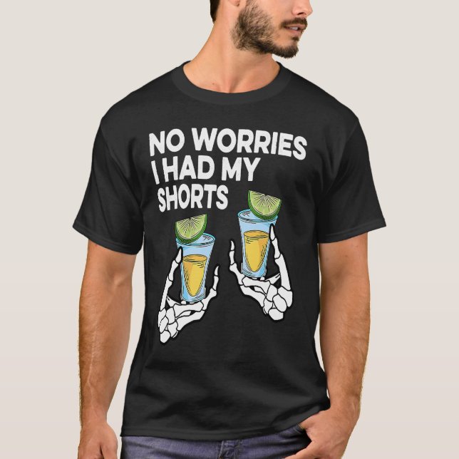 Halloween Adult Scary Skeleton Hands I Had My Shot T-Shirt (Vorderseite)