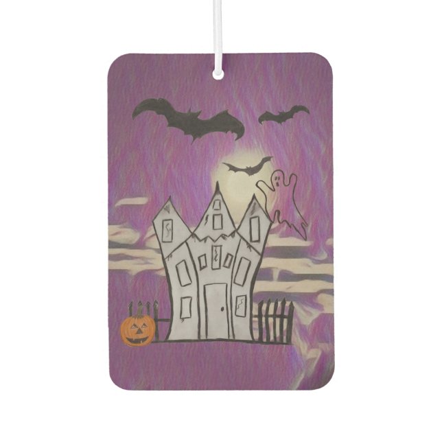 Halloween Air Freshener Autolufterfrischer (Vorderseite)
