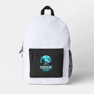 Halloween Aktuelle Stimmung Verlassener Kürbis Bedruckter Rucksack