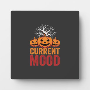 Halloween aktuelles Stimmung Kürbis Baum Design Fotoplatte