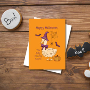 Halloween Albern Gans Karte