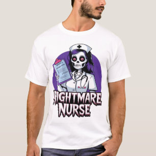 Halloween-Albtraum-Krankenschwester Classic T-Shir T-Shirt