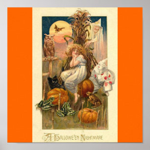 halloween albtraum poster