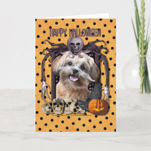 Halloween-Albtraum - ShihPoo - Maggie Karte