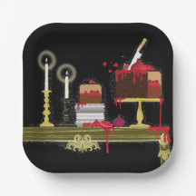 Halloween Alice im Wunderland Teezeiteller