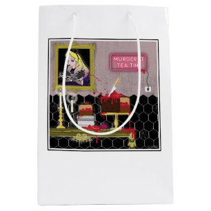 Halloween Alice in der Wunderland-Teatime-Geschenk Mittlere Geschenktüte