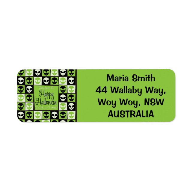 Halloween-Alien-Mosaik (Vorne)