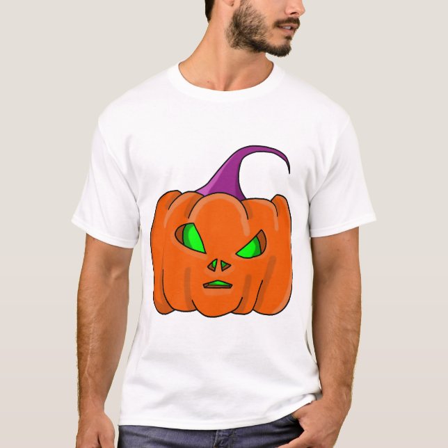 Halloween Alien Pumpkin T-Shirt (Vorderseite)