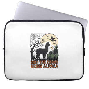 Halloween-Alpaka-Shirt Süß Gruselig Vintage Tier  Laptopschutzhülle