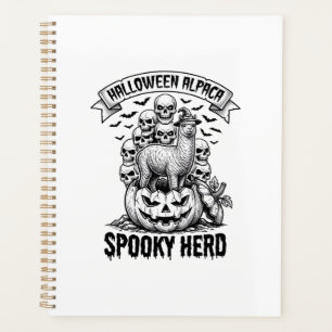 Halloween-Alpaka-Shirt Vintage-Totenkopf-Kürbis-De Planer