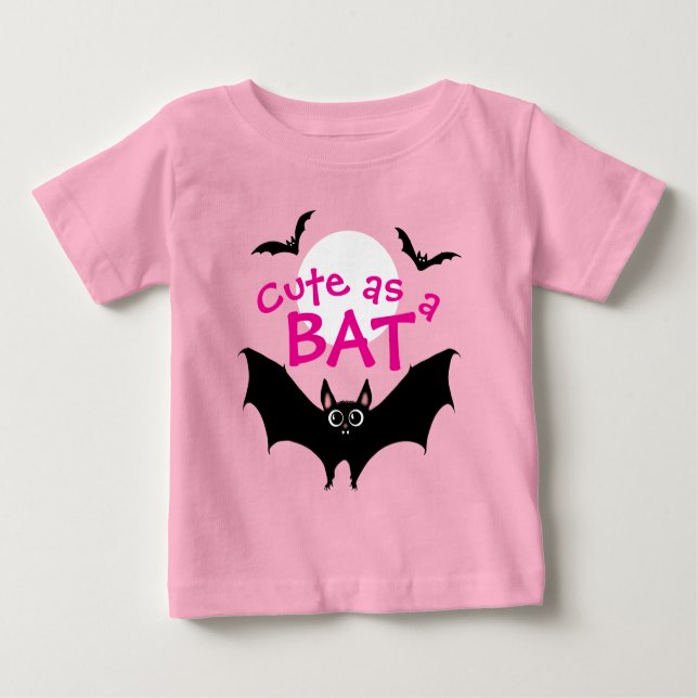 Halloween als Bat Niedlich Baby T-shirt (Vorderseite)