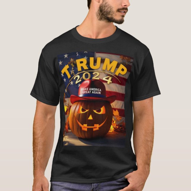 Halloween als Präsident: Trump 2024 T-Shirt (Vorderseite)